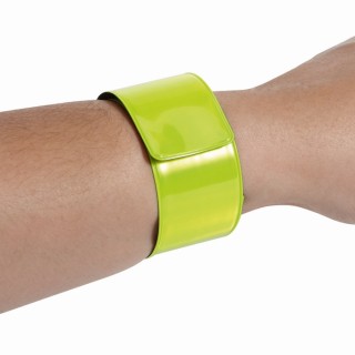 Pulsera reflectante de PVC publicitaria